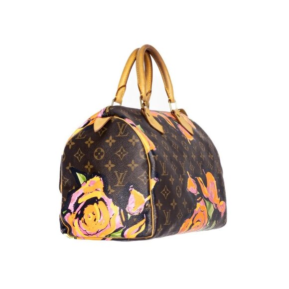 Louis Vuitton Stephen Sprouse Speedy 30 Graffiti Roses Monogram Pink - Picture 12 of 12